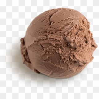 Chocolate Ice Cream Scooped - Soy Ice Cream, HD Png Download