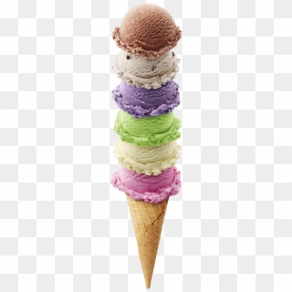 Ice Cream Conecutout - Ice Cream Cone Triple, HD Png Download