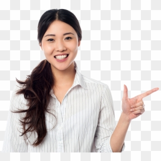 Women Pointing Right Royalty-free Png - Pointing Right Png, Transparent Png