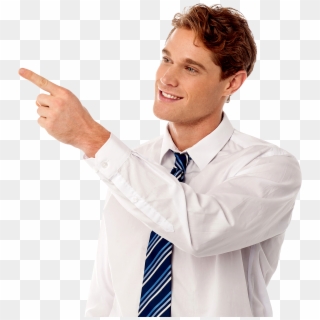 Men Pointing Left - Standing, HD Png Download