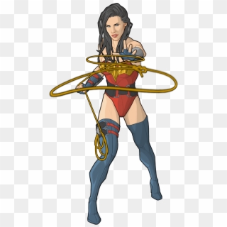 Free Png Download Lasso Throw Png Images Background - Wonder Woman Cartoon Lasso, Transparent Png