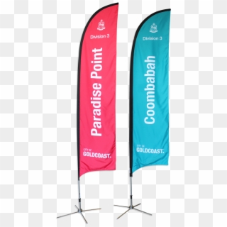 The Double Feather Banner Combo Nothing Grabs Attention - Feather Flag Banners, HD Png Download