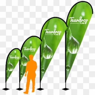 Teardrop Logo Printed Banner - Tear Drop Banner Mockup, HD Png Download