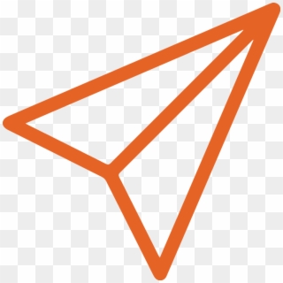 24 Paper Airplane - Instagram Send Icon Png, Transparent Png