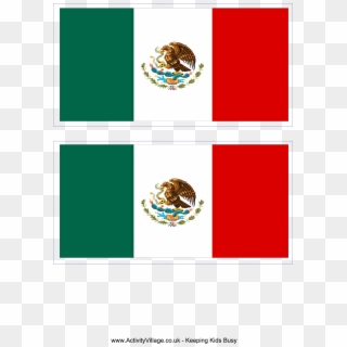 Mexican Flag Pictures To Print - Mexican Flag, HD Png Download