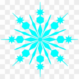 Snowflake Outline Clip Art - Pink Snowflake Clip Art, HD Png Download