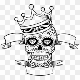 This Free Icons Png Design Of Sugar Skull King, Transparent Png