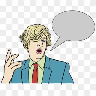 Big Image - Person Talking With Speech Bubble, HD Png Download