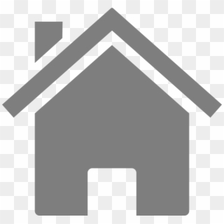 Simple Black House Clip Art At Clker - Home Icon, HD Png Download