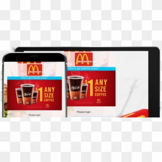 Hotspot Wifi Ads On Login Page - Mcdonalds, HD Png Download