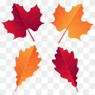 Fall Deco Leaves Png Clip Art Image, Transparent Png