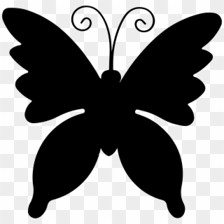 Big Image - Stencils For Butterfly Design, HD Png Download