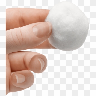 Cotton Png - Cotton Ball In Hand, Transparent Png