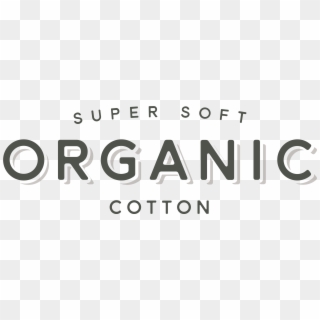 Super Soft Organic Cotton - Black-and-white, HD Png Download