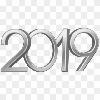 Free Png 2019 Silver Png - Happy New Year 2019 In Silver Png, Transparent Png