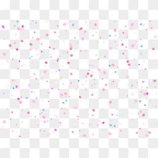 Confetti Sticker - Pink And Black Confetti Png, Transparent Png