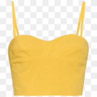 Yellow Crop Top, Cotton Crop Top, Crop Top Outfits, - Brassiere, HD Png Download