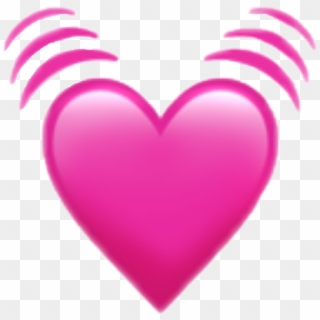 Emoji Coração Png - Pink Heart Emoji Png, Transparent Png