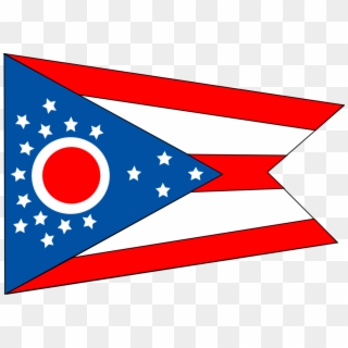 Flag Of Ohio The United States Free - Ohio State Flag Clip Art, HD Png Download