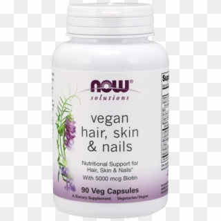Hair, Skin & Nails, Vegan Veg Capsules - Digitalis, HD Png Download