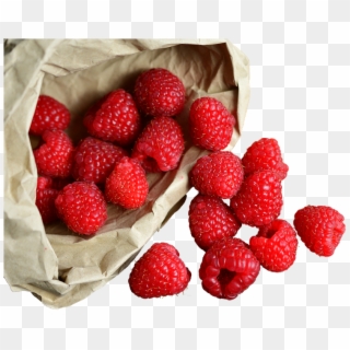 Raspberries In The Bag, Isolated, Fruit, Healthy, HD Png Download