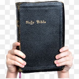 Hands Holding Up The Bible - Wallet, HD Png Download