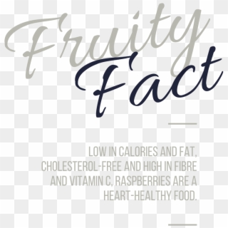 Fruity Fact Raspberry - Calligraphy, HD Png Download