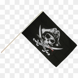 Bupirate With Bloody Sabre Stick Flags At A Fantastic - Illustration, HD Png Download