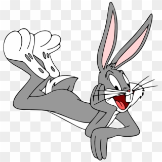 Bugs Bunny Laying On His Side, Gloveless - Bugs Bunny, HD Png Download