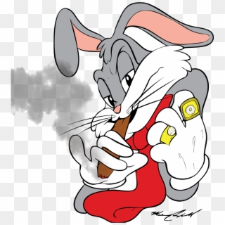 Bugs Bunny Youtube - Draw Gangster Bugs Bunny, HD Png Download