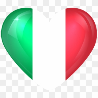 Italy Flag Heart Png, Transparent Png