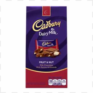 Cadbury Dairy Milk Fruit & Nut Candy, - Mini Cadbury Fruit And Nut, HD Png Download