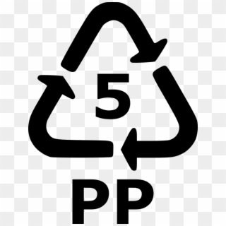 Recycle, 5, Pp, Recycling, Plastic, Sign, Symbol, Icon - Simbolo De Reciclaje 5, HD Png Download