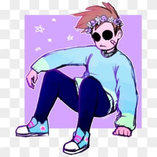 Eddsworld With Flower Crown , Png Download - Flower Crown Transparent Ong, Png Download