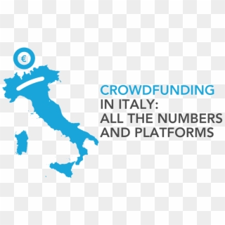 Crowdfunding In Italy - Map Of Italy, HD Png Download