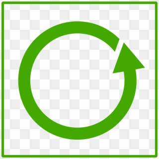 Big Image - Green Recycle Icon, HD Png Download