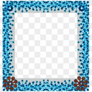 Free Blue Borders And Frames - Border For Scrapbook, HD Png Download