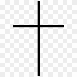 Cross Clipart With Transparent Background - Small Black And White Cross, HD Png Download