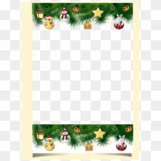Christmas Background, Frames, Backgrounds, Borders - Christmas Tree, HD Png Download
