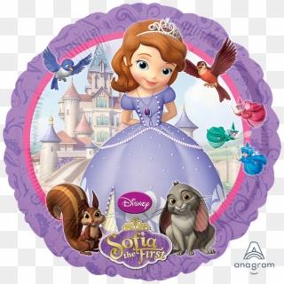Sofia The First Balloon - Sofia The First Round, HD Png Download