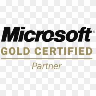 Microsoft Gold Certified Partner Logo Png Transparent - Microsoft Gold Certified Partner Logo Png, Png Download