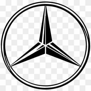 Mercedes Logo Png Transparent - Mercedes Benz, Png Download