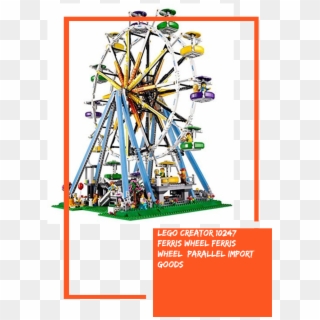 Lego Creator 10247 Ferris Wheel Ferris Wheel [parallel - Ruota Panoramica Lego, HD Png Download
