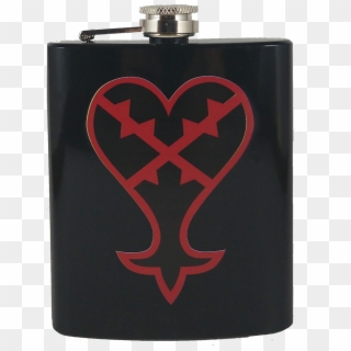 Kingdom Hearts Heartless Flask - Kingdom Hearts Heartless Symbol, HD Png Download