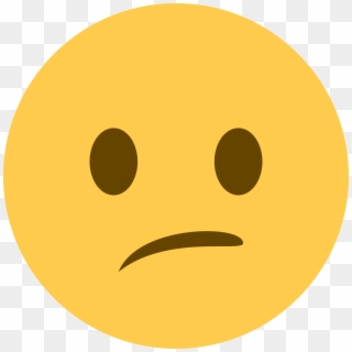 Confused Emoji Gif - Discord Neutral Face Emoji, HD Png Download