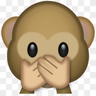 Arquivo P Donwload - Speak No Evil Monkey Emoji Png, Transparent Png