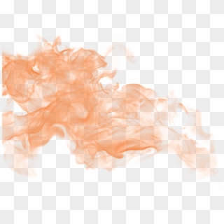 Orange Smoke Png Pic - Transparent Orange Smoke Png, Png Download