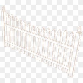 Picket Fence Watermark By Installed By Tidewater Virginia - Picket Fence, HD Png Download