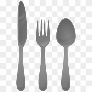 Picture Black And White Cutlery - Utensils Clipart, HD Png Download