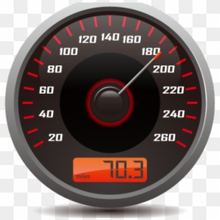 Speedometer Clipart Speed Velocity - Gauge, HD Png Download